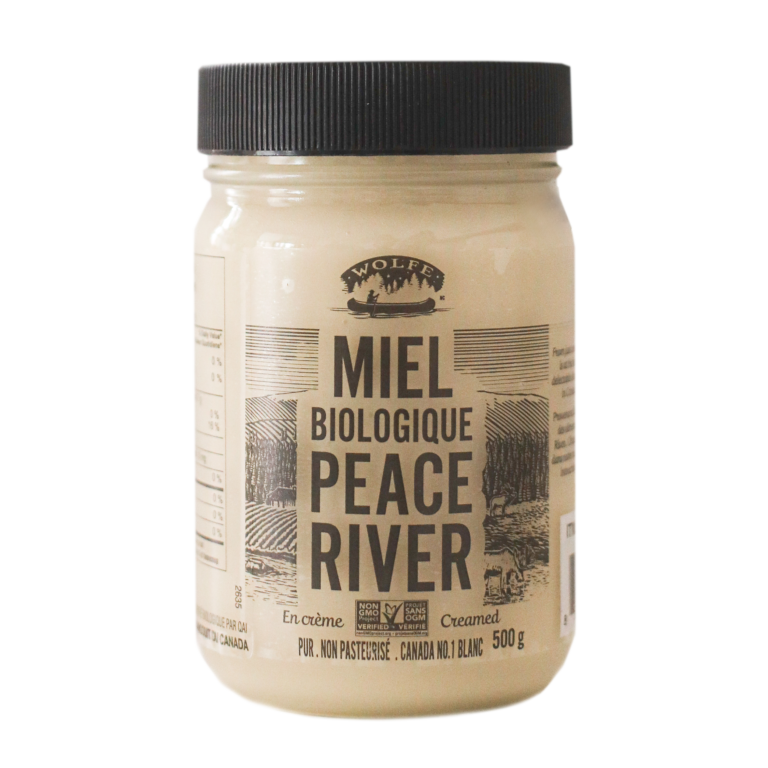 Peace River Creamed Organic Honey Jar